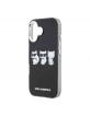 Karl Lagerfeld iPhone 17 Hülle Case Trio Choupette MagSafe Schwarz