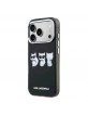 Karl Lagerfeld iPhone 17 Pro Max Hülle Case Trio Choupette MagSafe Schwarz
