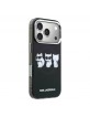 Karl Lagerfeld iPhone 17 Pro Max Hülle Case Trio Choupette MagSafe Schwarz