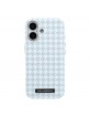Karl Lagerfeld iPhone 17 Hülle Case MagSafe Houndstooth Resin Plate Blau