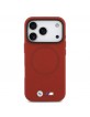 BMW iPhone 17 Pro Hülle Case M FW Metal Logo MagSafe Rot