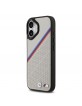 BMW iPhone 17 Hülle Case M Tricolor Perforated MagSafe Grau