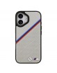 BMW iPhone 17 Hülle Case M Tricolor Perforated MagSafe Grau