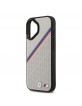 BMW iPhone 17 Hülle Case M Tricolor Perforated MagSafe Grau