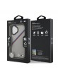 BMW iPhone 17 Hülle Case M Tricolor Perforated MagSafe Grau