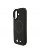 BMW iPhone 17 Hülle Case M FW Metal Logo MagSafe Schwarz