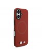 BMW iPhone 17 Hülle Case M FW Metal Logo MagSafe Rot