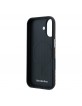 Mercedes iPhone 17 Hülle Case Leather Wood Semi Wrap MagSafe Camel