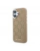 Karl Lagerfeld iPhone 17 Hülle Case Perforated Monogram MagSafe Braun