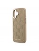 Karl Lagerfeld iPhone 17 Hülle Case Perforated Monogram MagSafe Braun