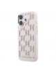Karl Lagerfeld iPhone 17 Hülle Case Perforated Monogram MagSafe Rosa