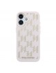 Karl Lagerfeld iPhone 17 Hülle Case Perforated Monogram MagSafe Rosa