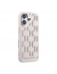 Karl Lagerfeld iPhone 17 Hülle Case Perforated Monogram MagSafe Rosa