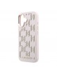 Karl Lagerfeld iPhone 17 Hülle Case Perforated Monogram MagSafe Rosa