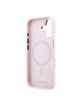 Karl Lagerfeld iPhone 17 Hülle Case Perforated Monogram MagSafe Rosa