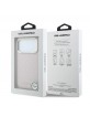 Karl Lagerfeld iPhone 17 Pro Max Hülle Case Perforated Gold Dots MagSafe Rosa