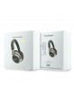 Guess Bluetooth 5.4 Kopfhörer ENC 4G Gold Script Metal Logo Braun