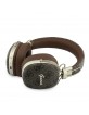 Guess Bluetooth Kopfhörer Over-Ear ENC Metal 4G Script Braun