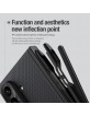 Nillkin Samsung Z Fold 8 Ultra Pen Book Case Hülle Magnetic Super Frosted Schwarz