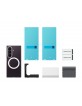 Original Samsung Z Fold 8 Ultra Clear Hülle Magnet Transparent + 2x Folien Antireflex