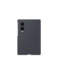 Original Samsung Z Fold 8 Silikon Magnethülle Schwarz + 2x Folien Antireflex