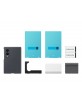 Original Samsung Z Fold 8 Silikon Magnethülle Schwarz + 2x Folien Antireflex