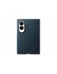 Original Samsung Z Fold 8 Carbon Magnethülle Blau + 2x Folien Antireflex