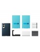 Original Samsung Z Fold 8 Carbon Magnethülle Blau + 2x Folien Antireflex