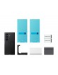Original Samsung Z Fold 8 Ultra Carbon Ständer Hülle Case Schwarz + 2x Folien Antireflex