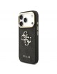 Guess iPhone 18 Pro Case 4G Metal Logo + Frame Black