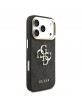 Guess iPhone 18 Pro Case 4G Metal Logo + Frame Black