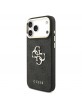 Guess iPhone 18 Pro Max Case 4G Metal Logo + Frame Black