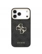 Guess iPhone 18 Pro Max Case 4G Metal Logo + Frame Black