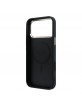 Guess iPhone 18 Pro Hülle Case 4G Metal Frame MagSafe Schwarz