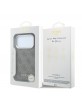 Guess iPhone 18 Pro Hülle Case 4G Metal Frame MagSafe Braun