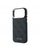 Guess iPhone 18 Pro Max Hülle Case 4G Metal Frame MagSafe Schwarz
