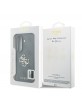 Guess Samsung Z Fold 8 Ultra Tasche Book Case 4G Metal Logo Grey