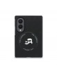 Karl Lagerfeld Samsung Z Fold 8 Tasche Book Case Magnetic Karl Choupette Schwarz