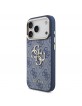 Guess iPhone 18 Pro Case 4G Metal Logo + Frame Blue