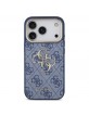 Guess iPhone 18 Pro Case 4G Metal Logo + Frame Blue