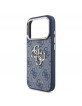 Guess iPhone 18 Pro Case 4G Metal Logo + Frame Blue