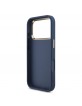 Guess iPhone 18 Pro Case 4G Metal Logo + Frame Blue