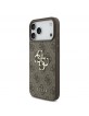 Guess iPhone 18 Pro Max Case 4G Metal Logo Brown