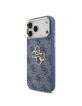 Guess iPhone 18 Pro Max Case 4G Metal Logo + Frame Blue