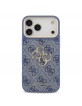 Guess iPhone 18 Pro Max Case 4G Metal Logo + Frame Blue