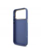 Guess iPhone 18 Pro Max Case 4G Metal Logo + Frame Blue