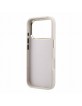 Guess iPhone 18 Pro Hülle Case 4G Frame Metal Resin Big Logo Rosa