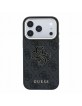 Guess iPhone 18 Pro Max Case 4G Frame Metal Resin Big Logo Black
