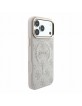 Guess iPhone 18 Pro Max Hülle Case 4G Metal Frame Embossed MagSafe Rosa