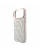 Guess iPhone 18 Pro Max Hülle Case 4G Metal Frame Embossed MagSafe Rosa